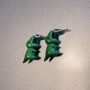 Dinosaur earrings
